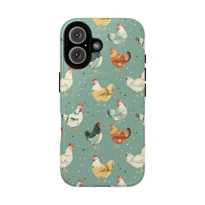 Polka Dot Chickens Magnetic Case