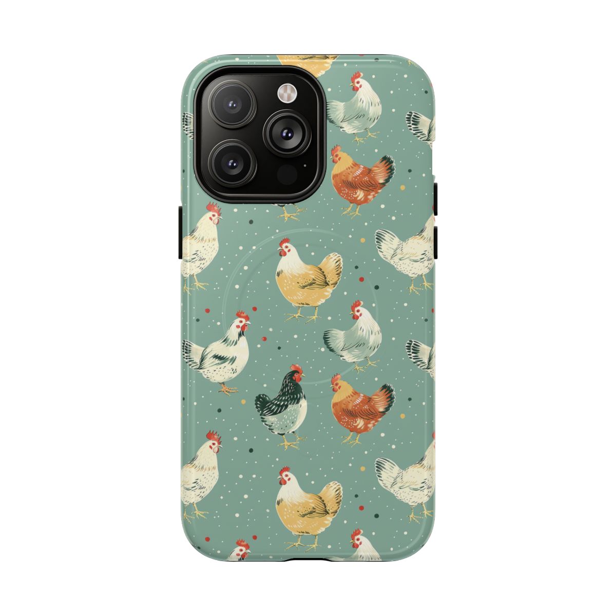 Polka Dot Chickens Magnetic Case