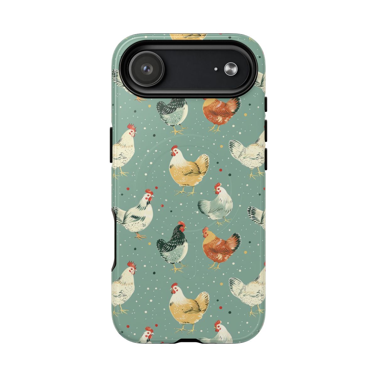 Polka Dot Chickens Magnetic Case
