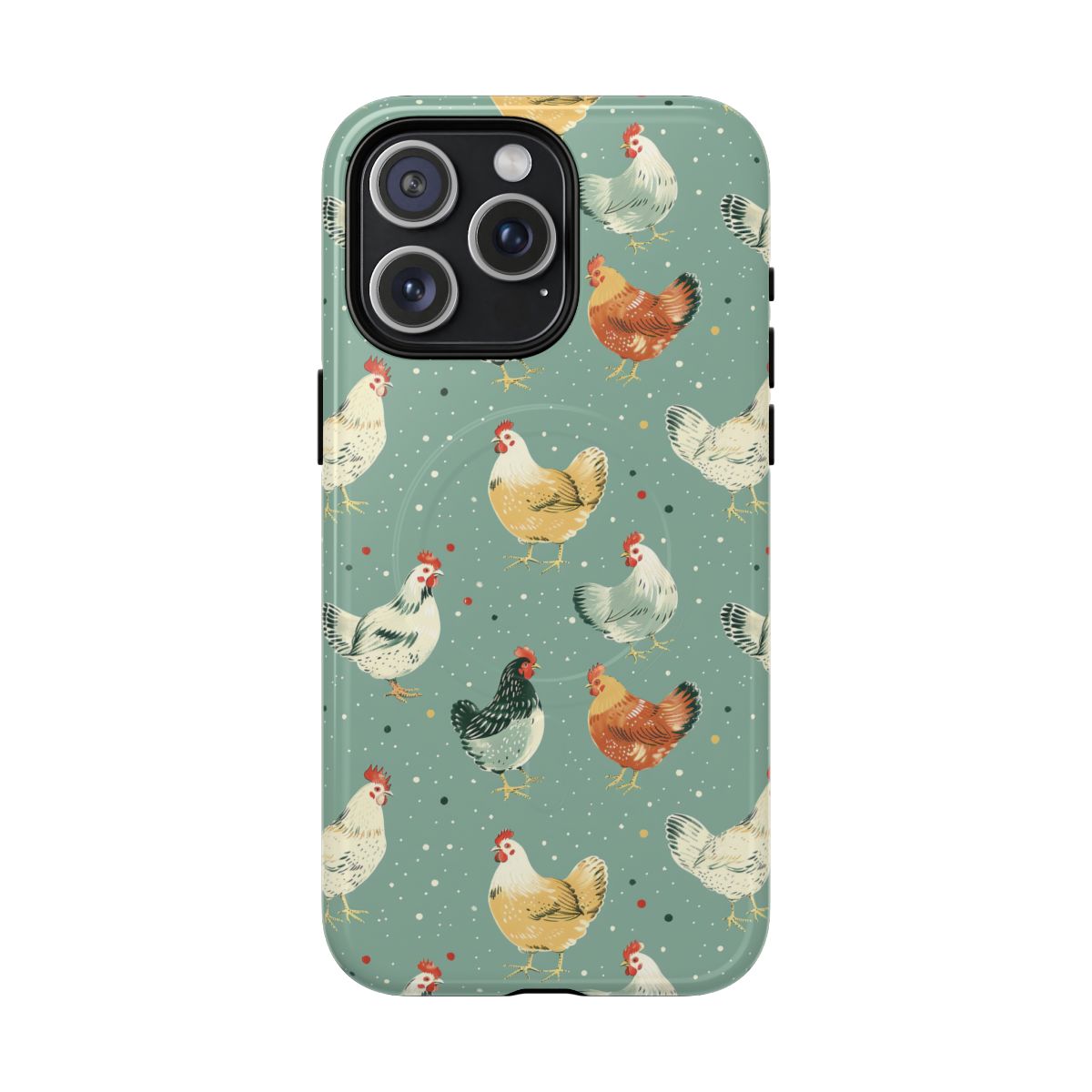 Polka Dot Chickens Magnetic Case