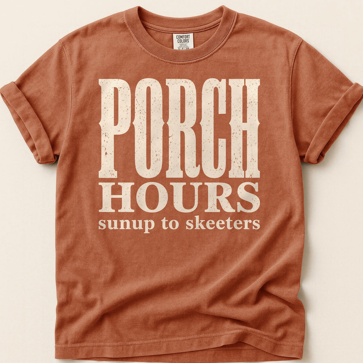 Porch Hours Skeeters T-shirt on Yam