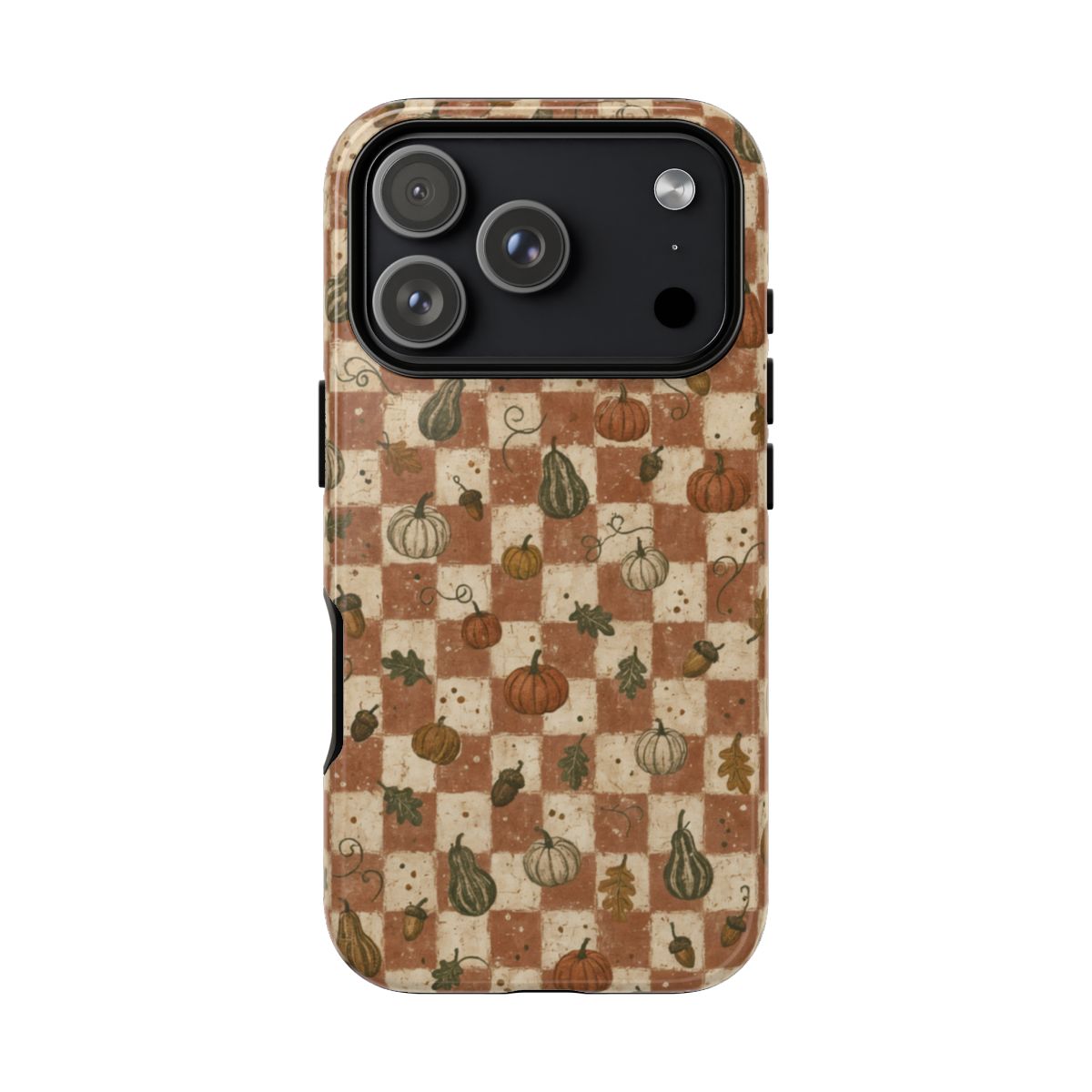 Pumpkin Checker Tough Case - iPhone 18 Pro