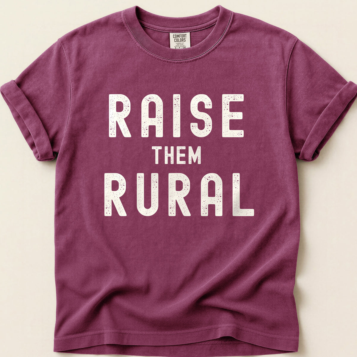 Raise Them Rural T-shirt on Berry
