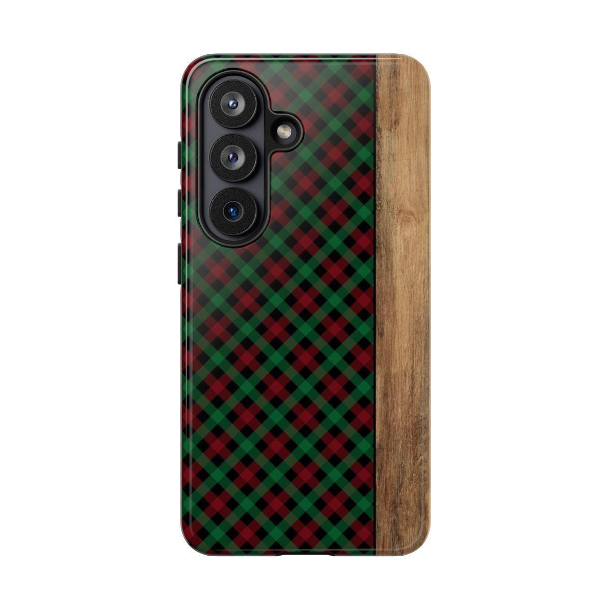 Red Green Plaid Tough Case