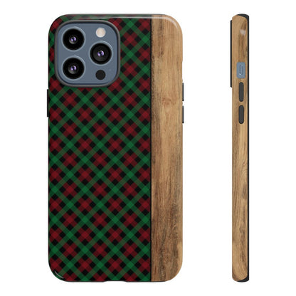 Red Green Plaid Tough Case