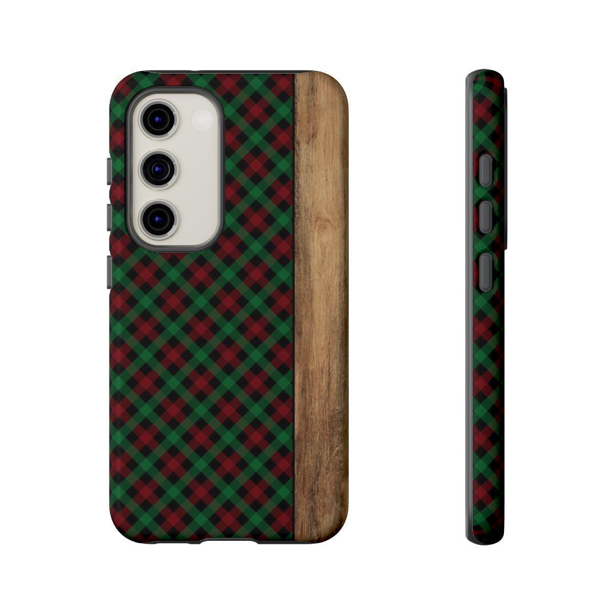 Red Green Plaid Tough Case