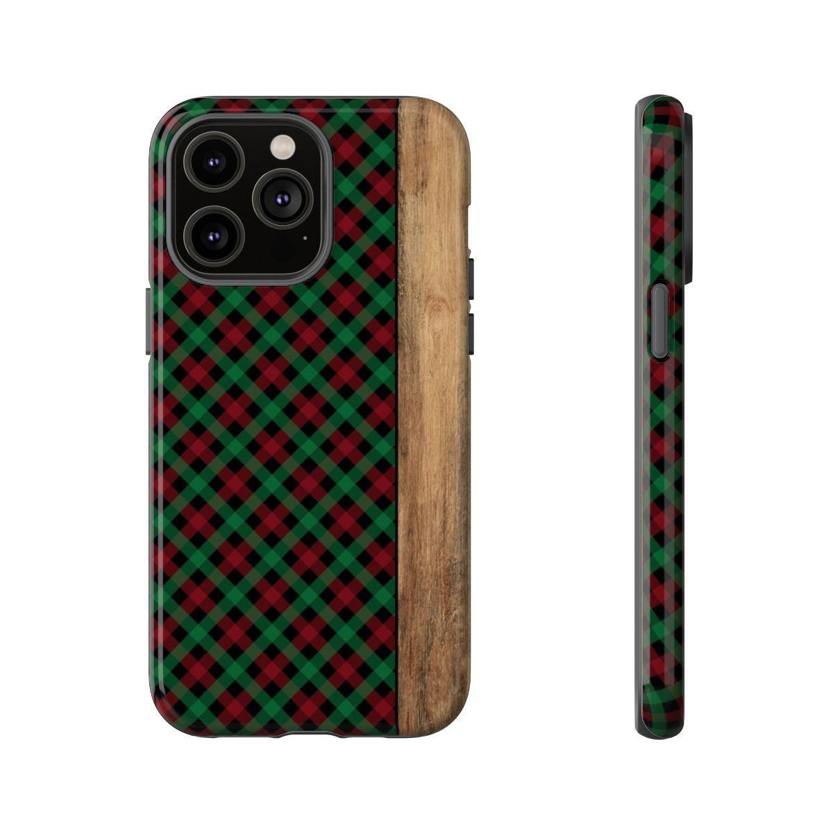 Red Green Plaid Tough Case