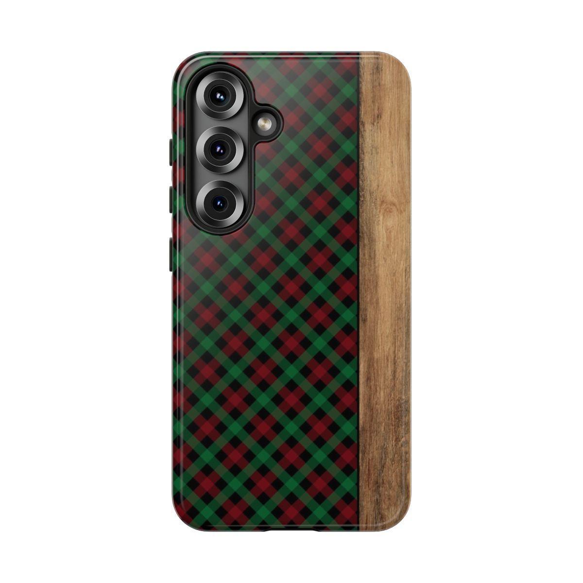 Red Green Plaid Tough Case