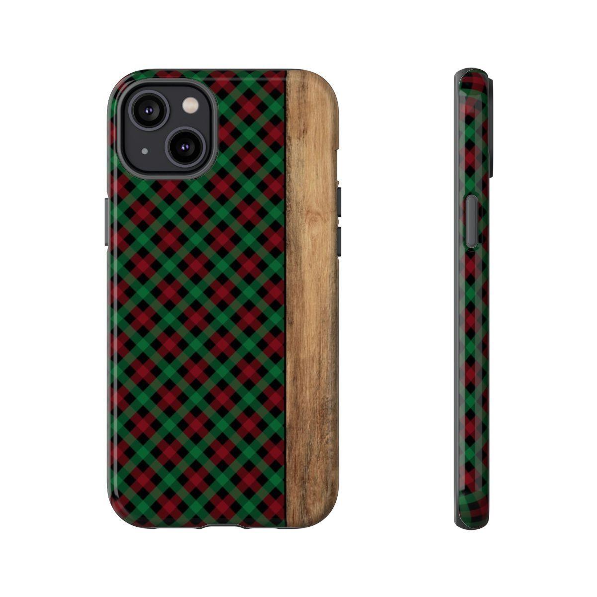 Red Green Plaid Tough Case