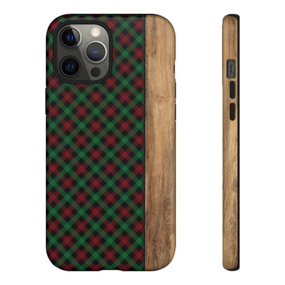 Red Green Plaid Tough Case