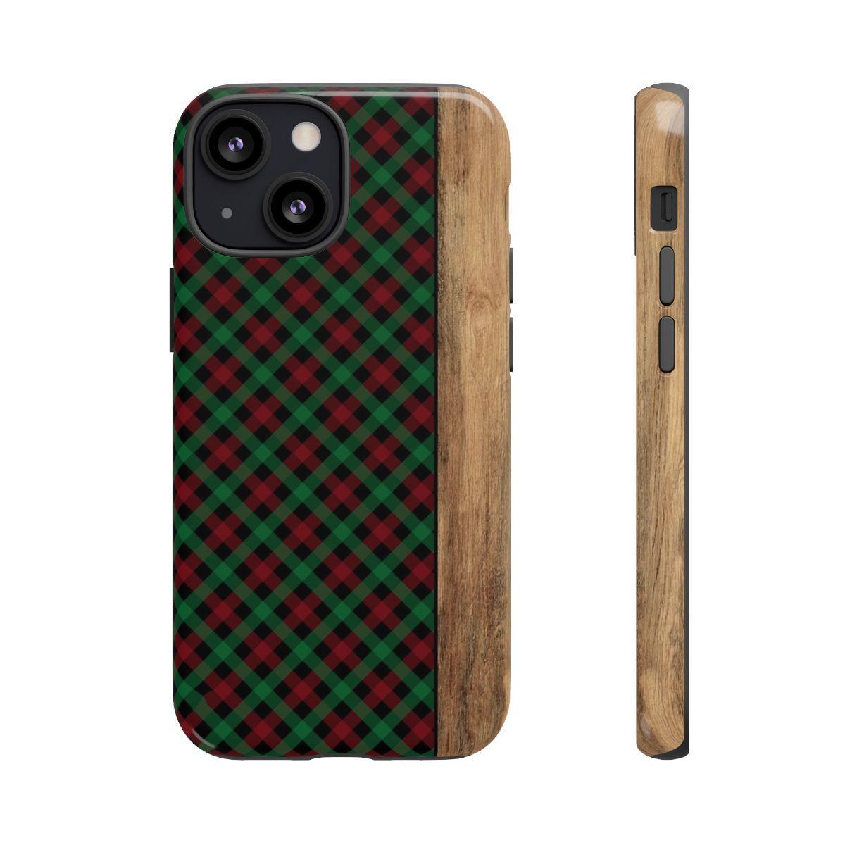 Red Green Plaid Tough Case