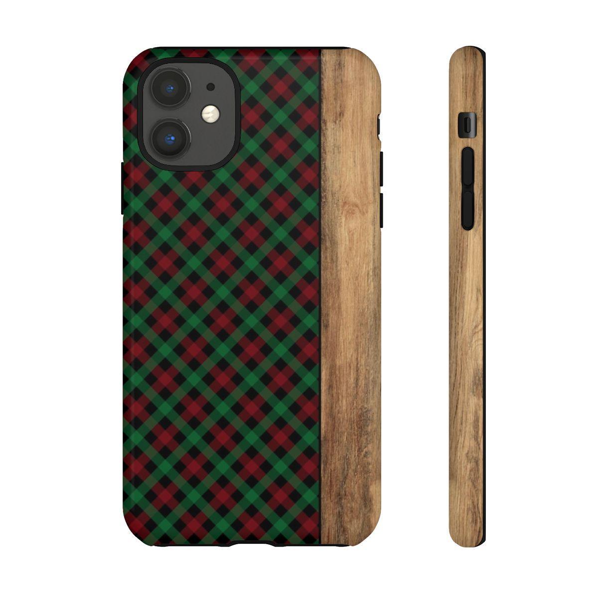 Red Green Plaid Tough Case