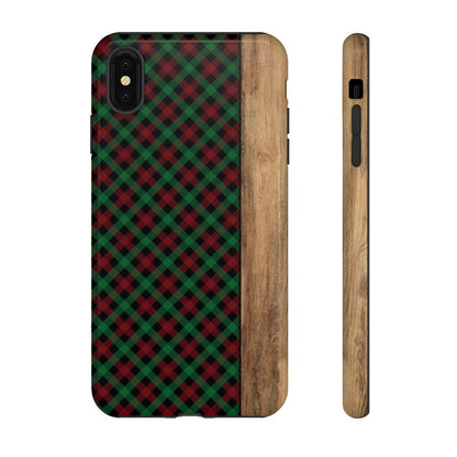 Red Green Plaid Tough Case