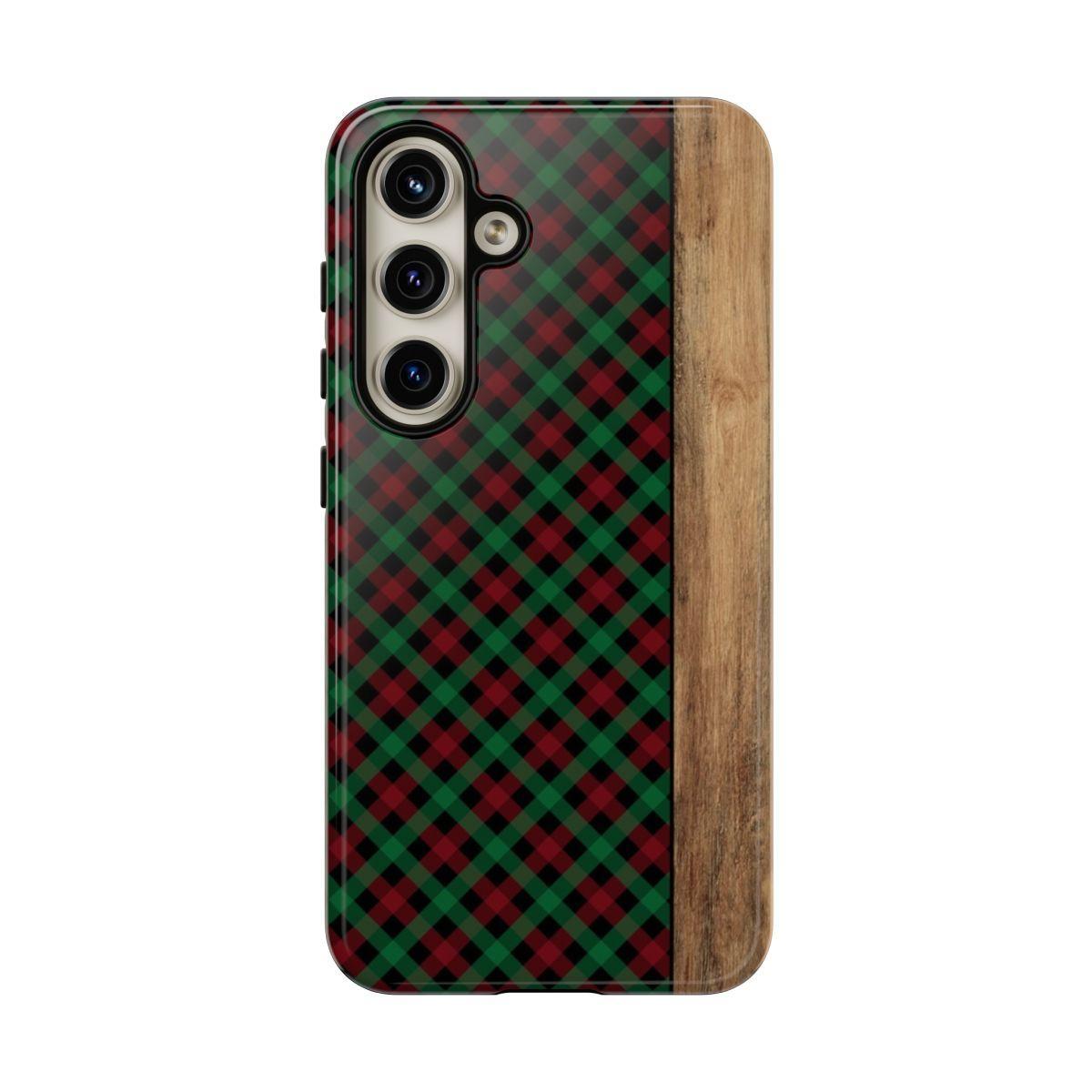 Red Green Plaid Tough Case