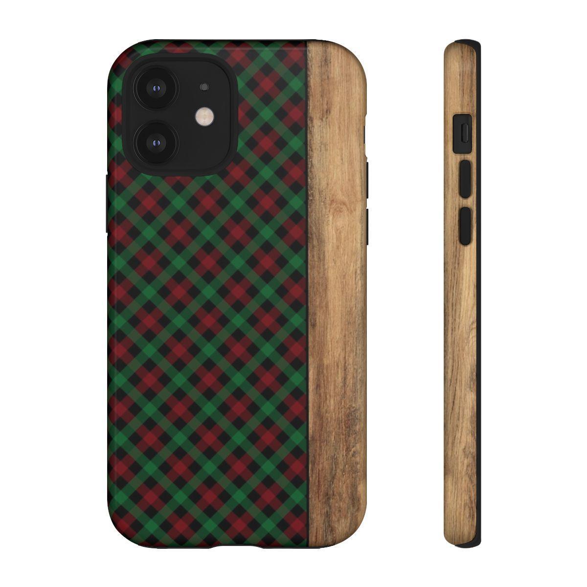 Red Green Plaid Tough Case