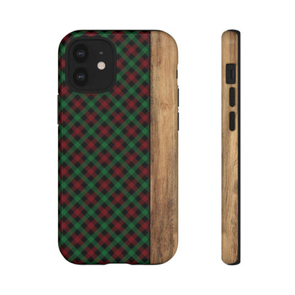 Red Green Plaid Tough Case