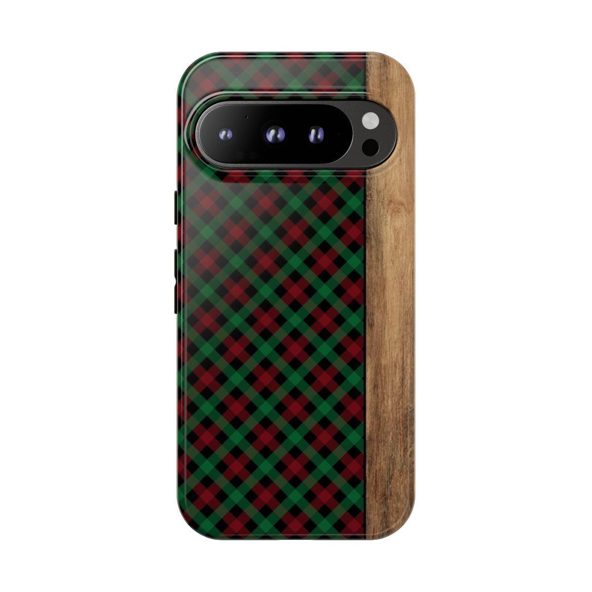Red Green Plaid Tough Case