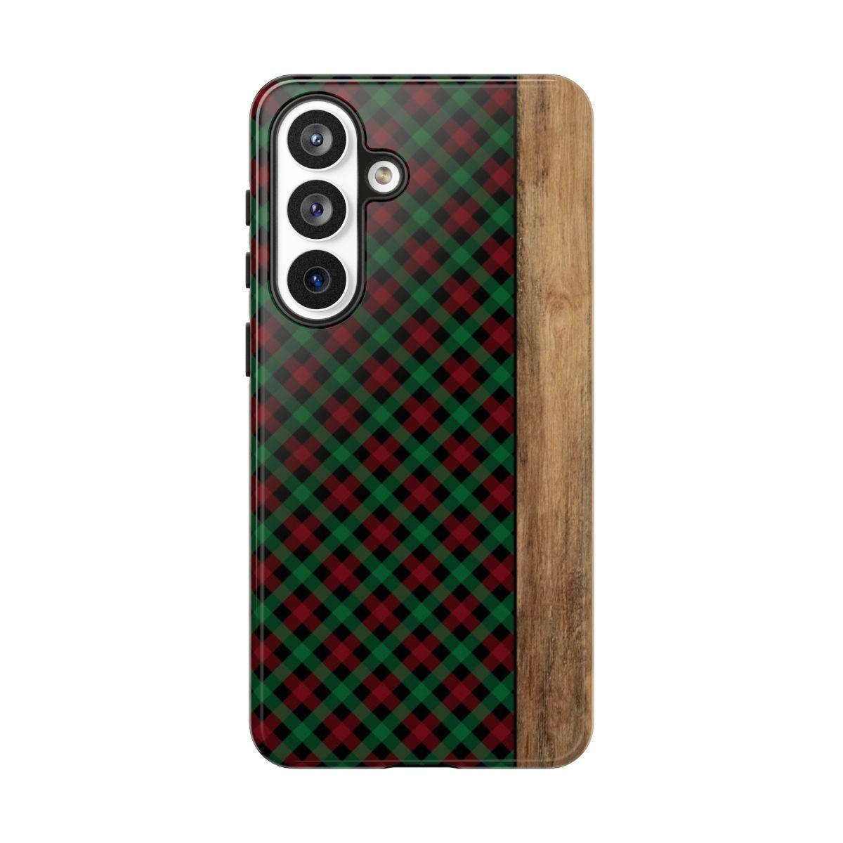 Red Green Plaid Tough Case