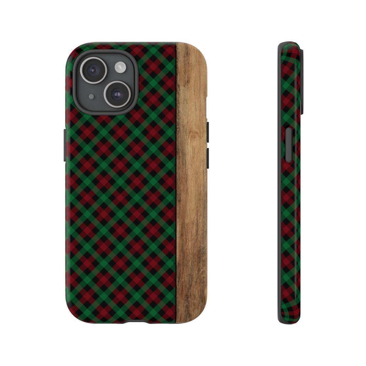 Red Green Plaid Tough Case