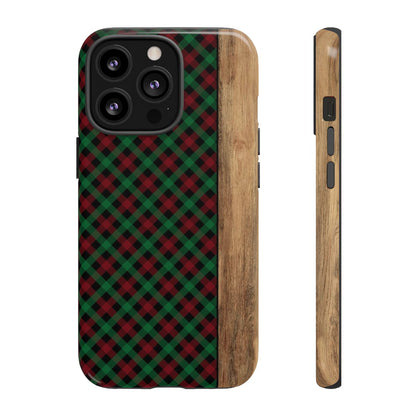 Red Green Plaid Tough Case