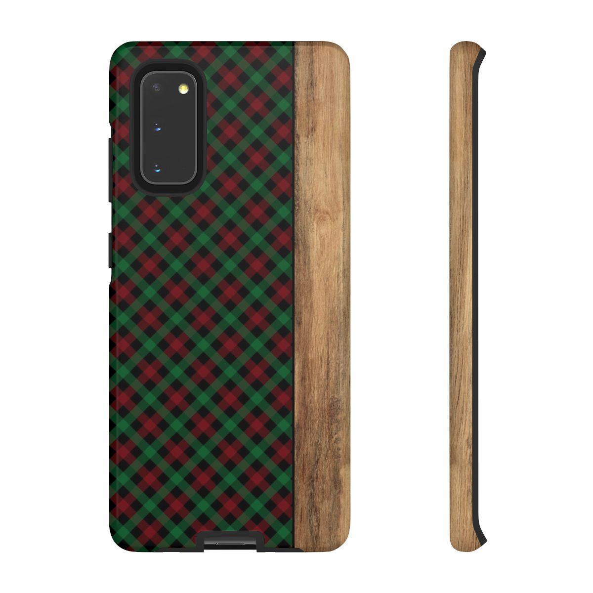 Red Green Plaid Tough Case