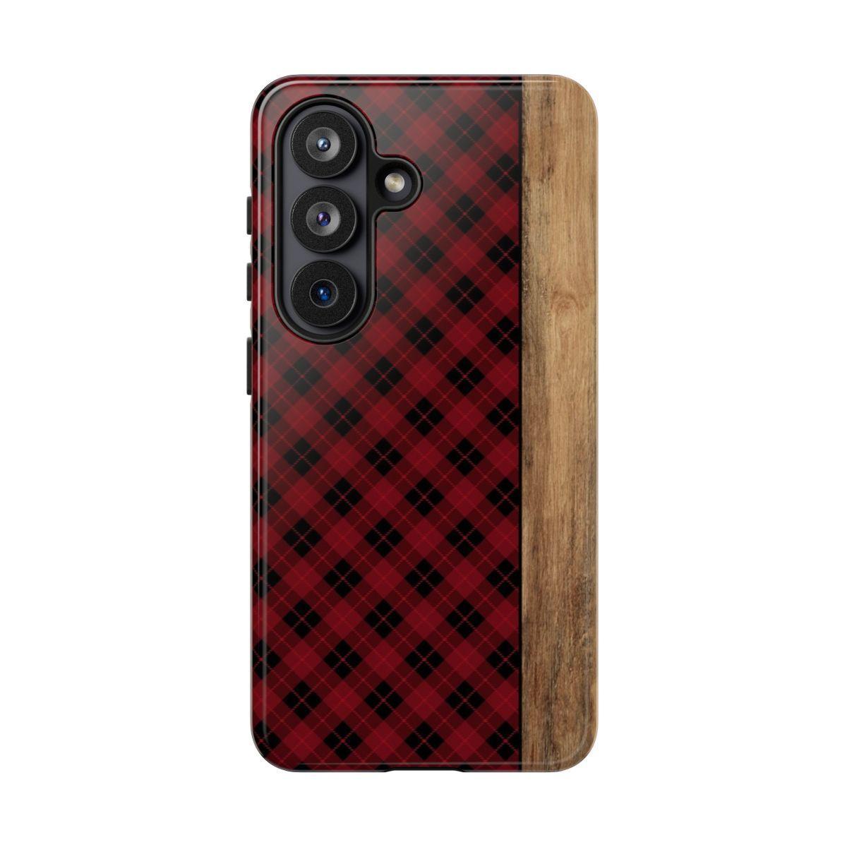 Red Plaid Tough Case