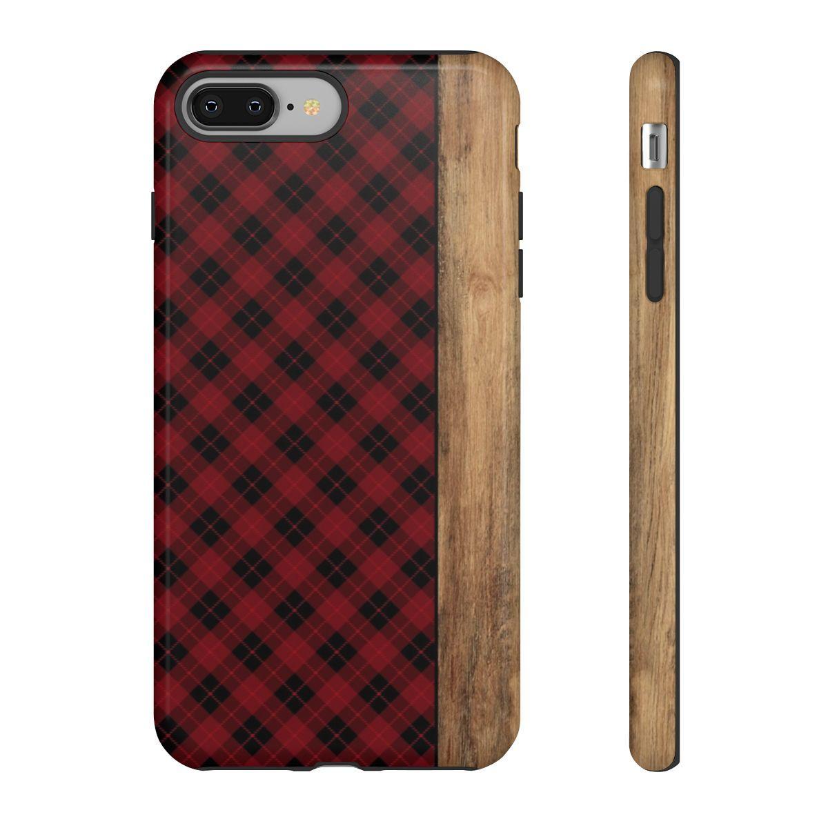 Red Plaid Tough Case