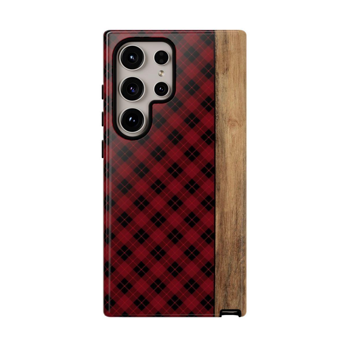 Red Plaid Tough Case