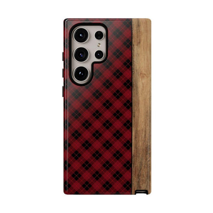Red Plaid Tough Case