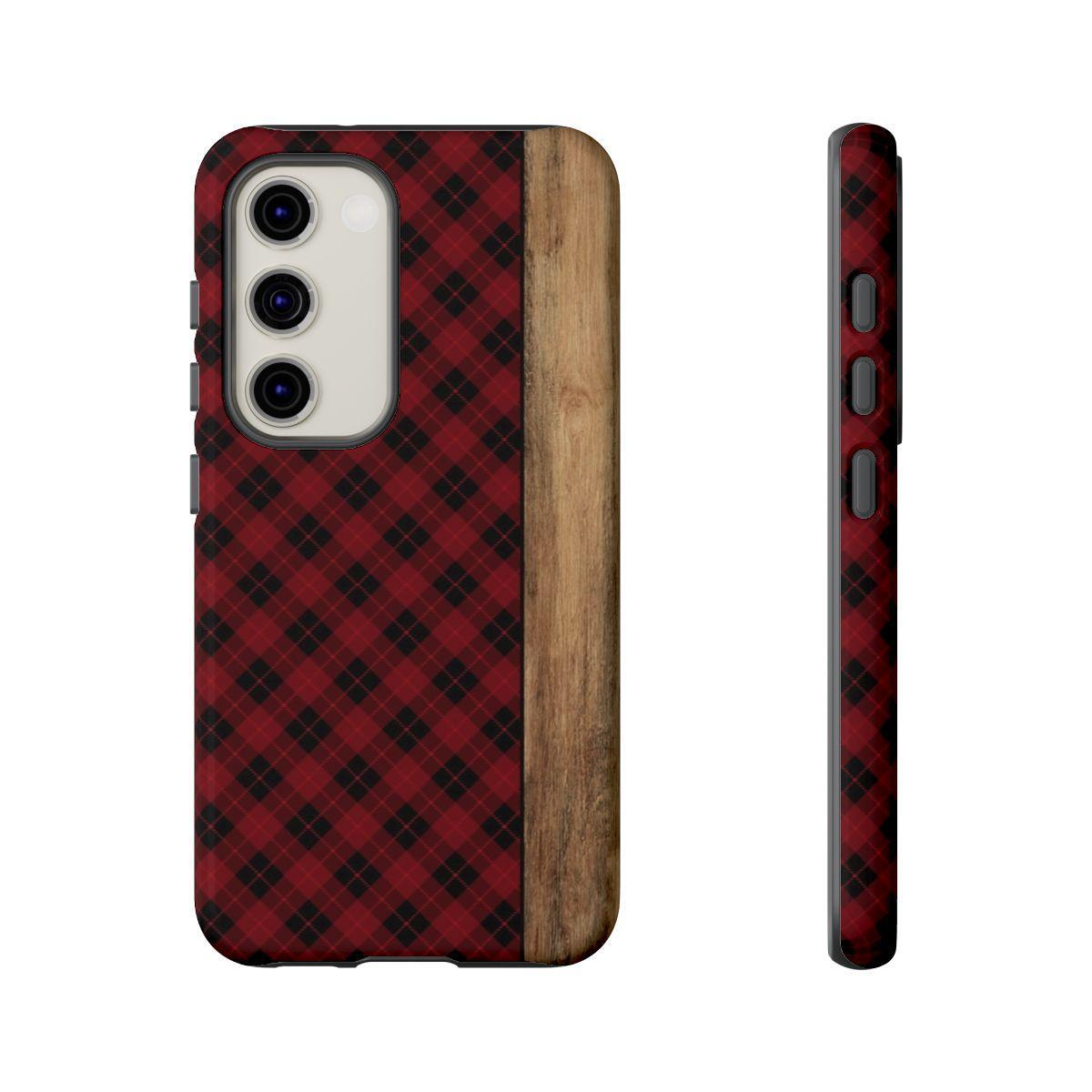 Red Plaid Tough Case