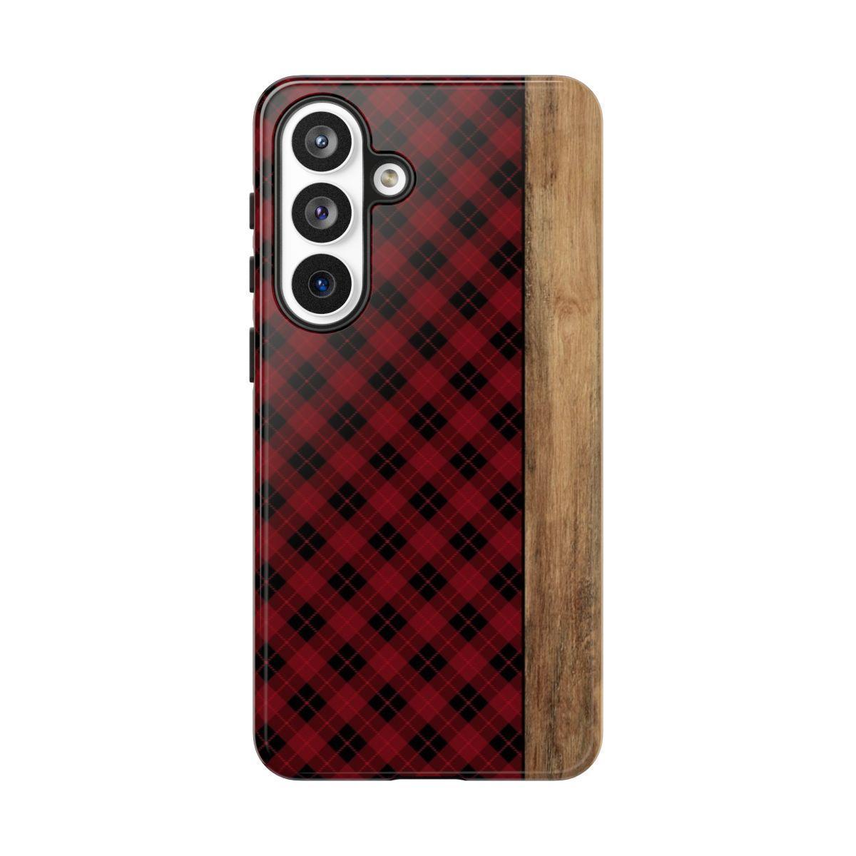 Red Plaid Tough Case