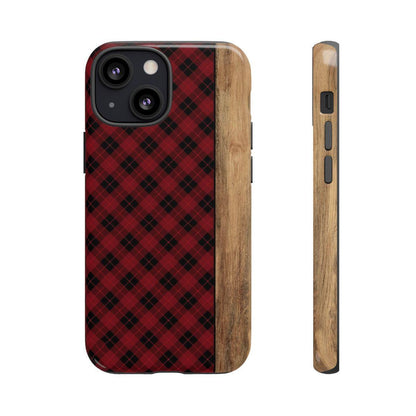 Red Plaid Tough Case