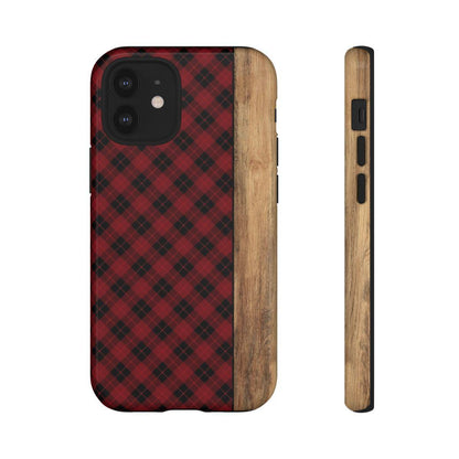 Red Plaid Tough Case
