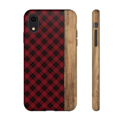 Red Plaid Tough Case