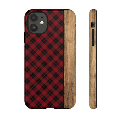 Red Plaid Tough Case
