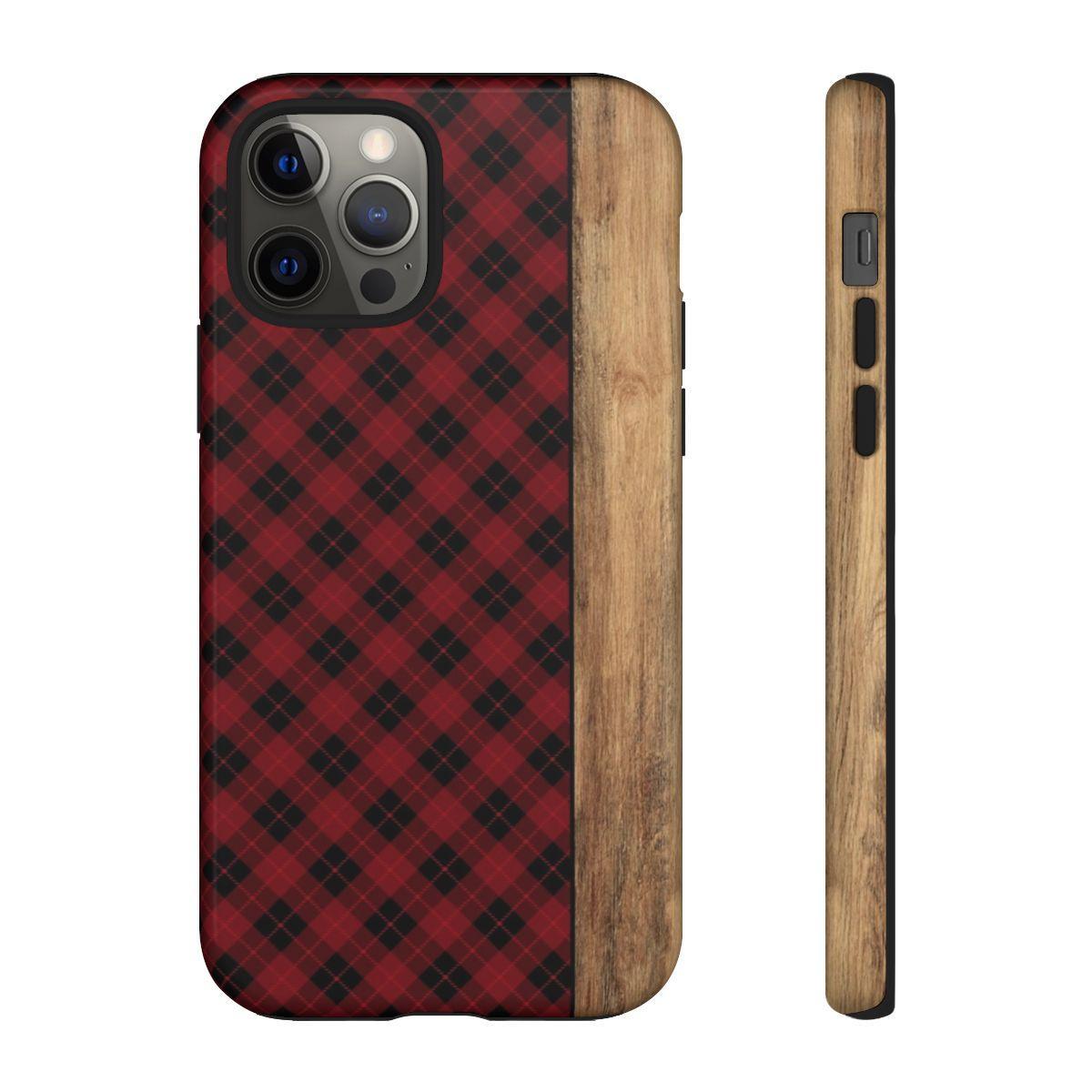 Red Plaid Tough Case
