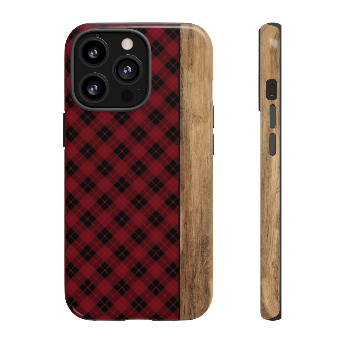 Red Plaid Tough Case