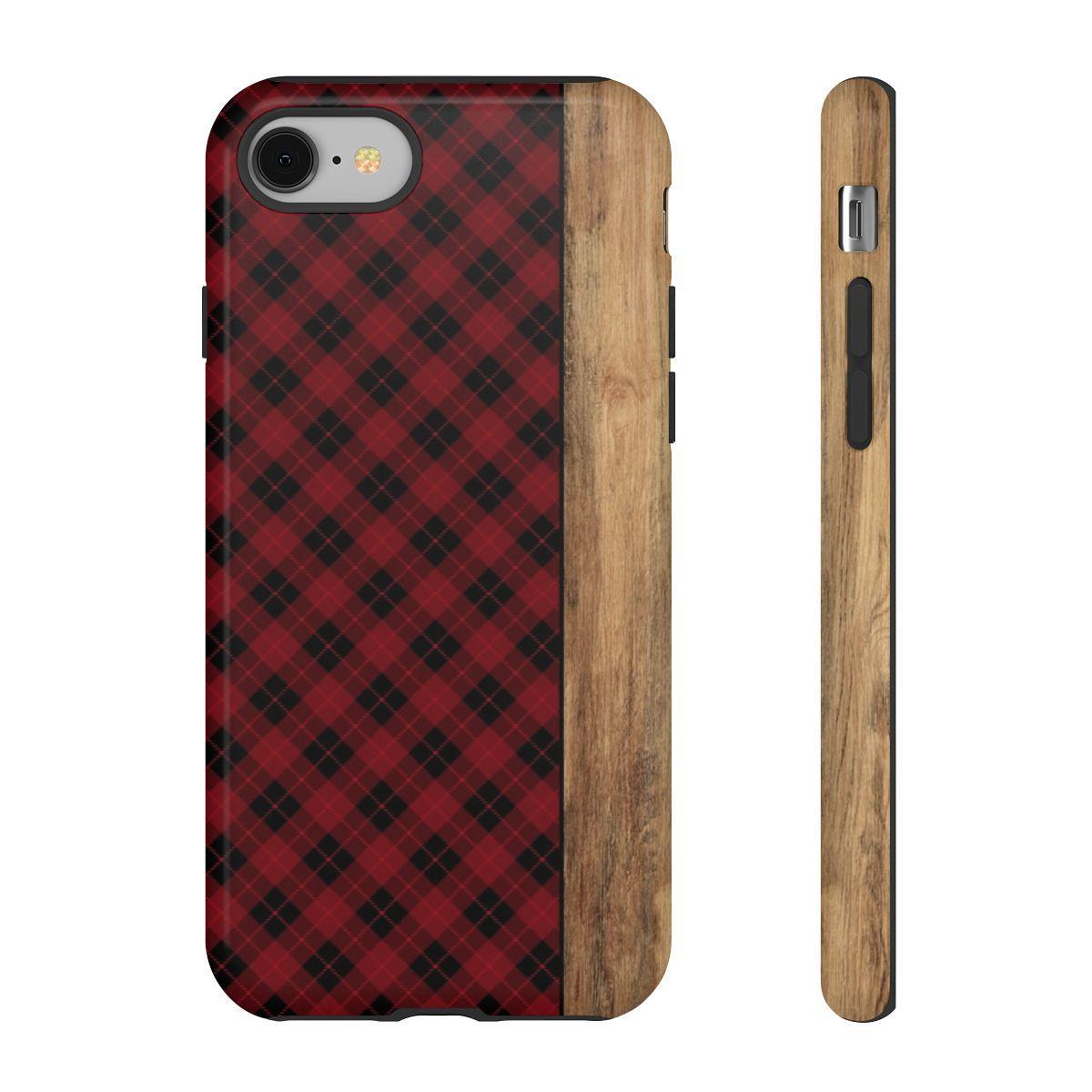 Red Plaid Tough Case