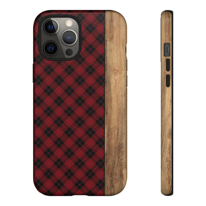 Red Plaid Tough Case