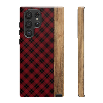 Red Plaid Tough Case