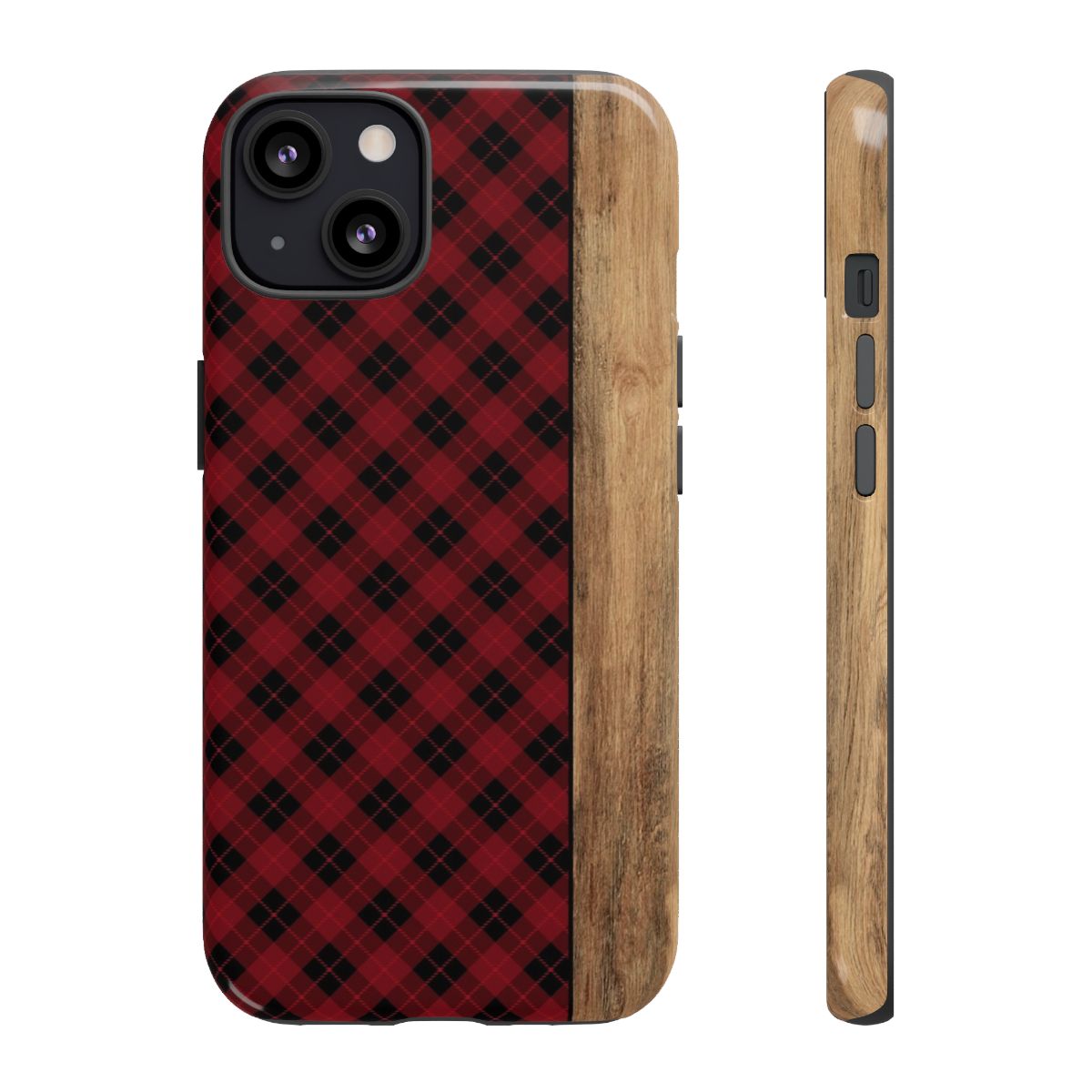 Red Plaid Tough Case