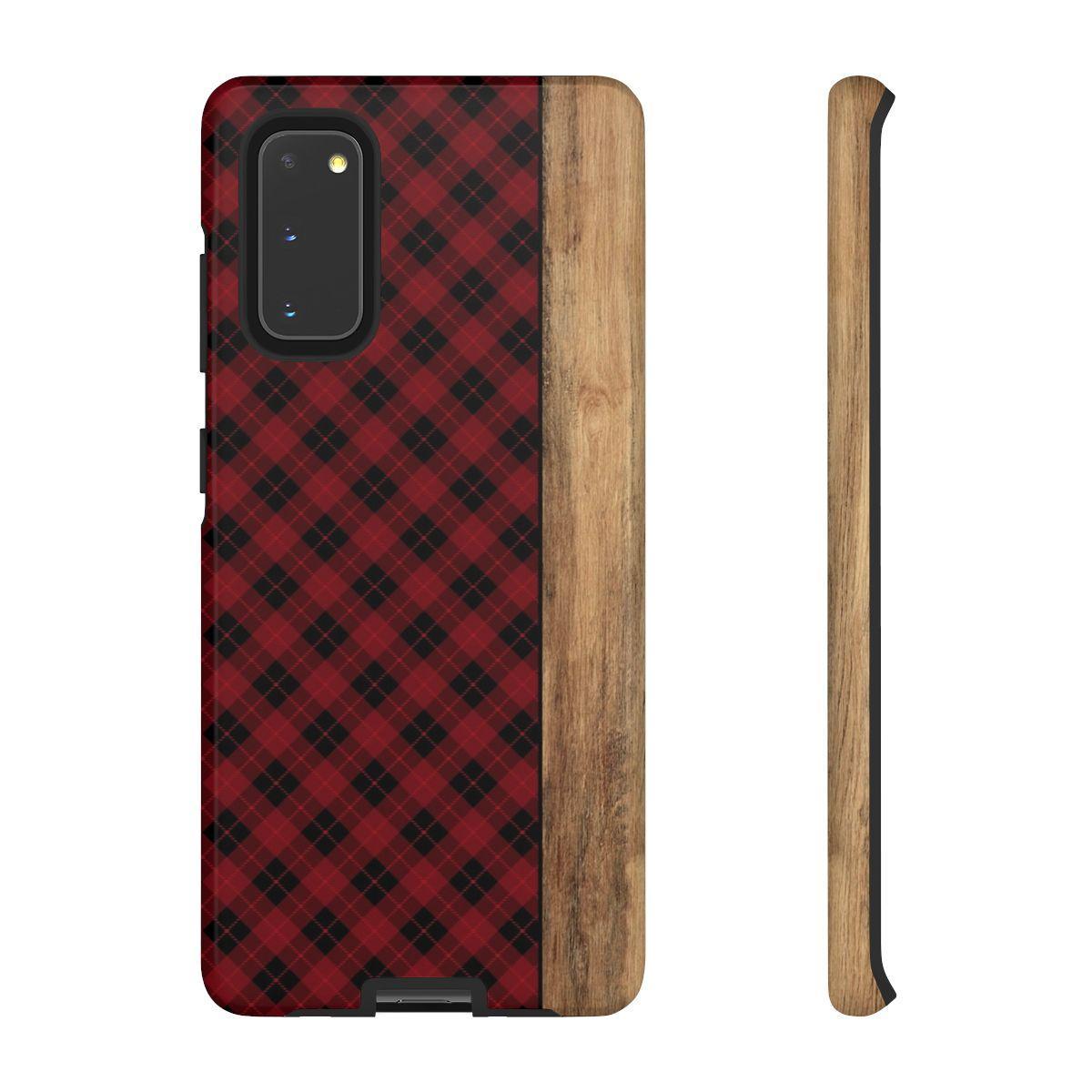 Red Plaid Tough Case