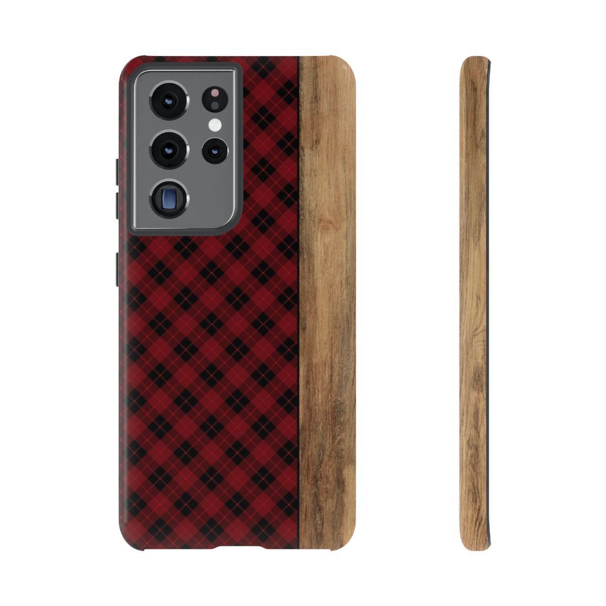 Red Plaid Tough Case