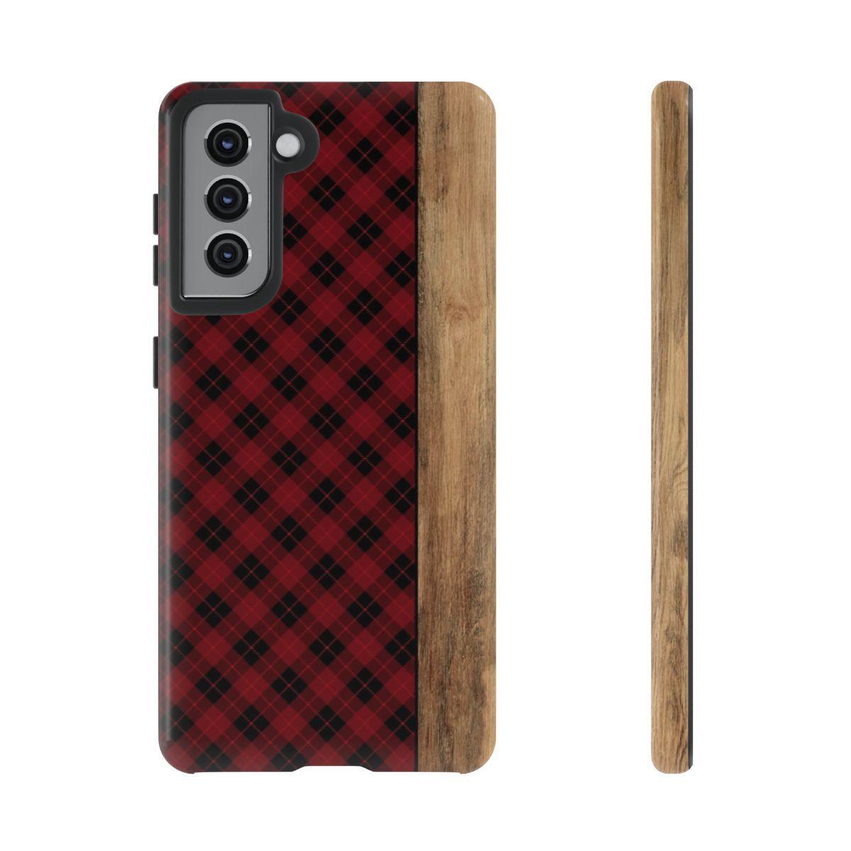 Red Plaid Tough Case
