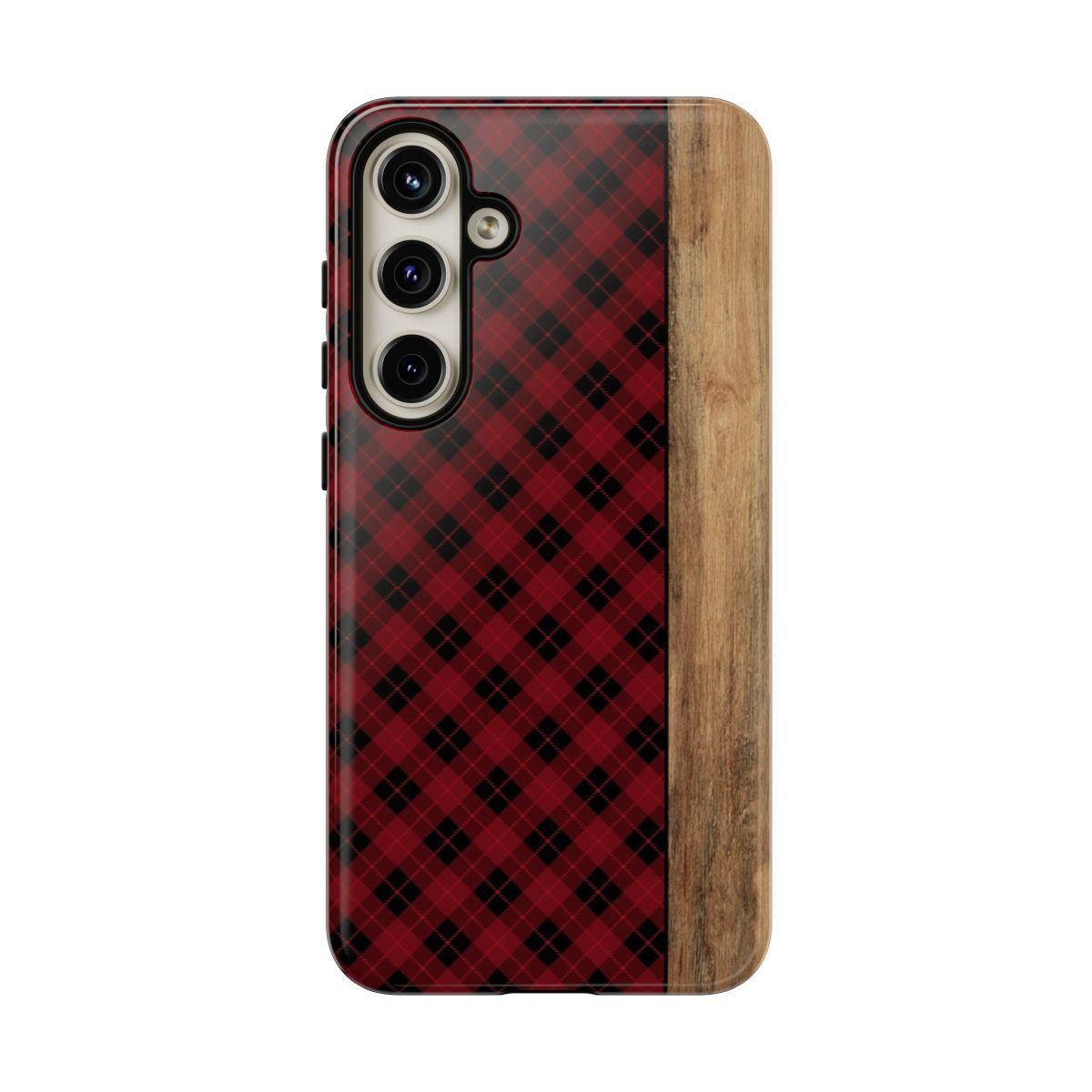 Red Plaid Tough Case