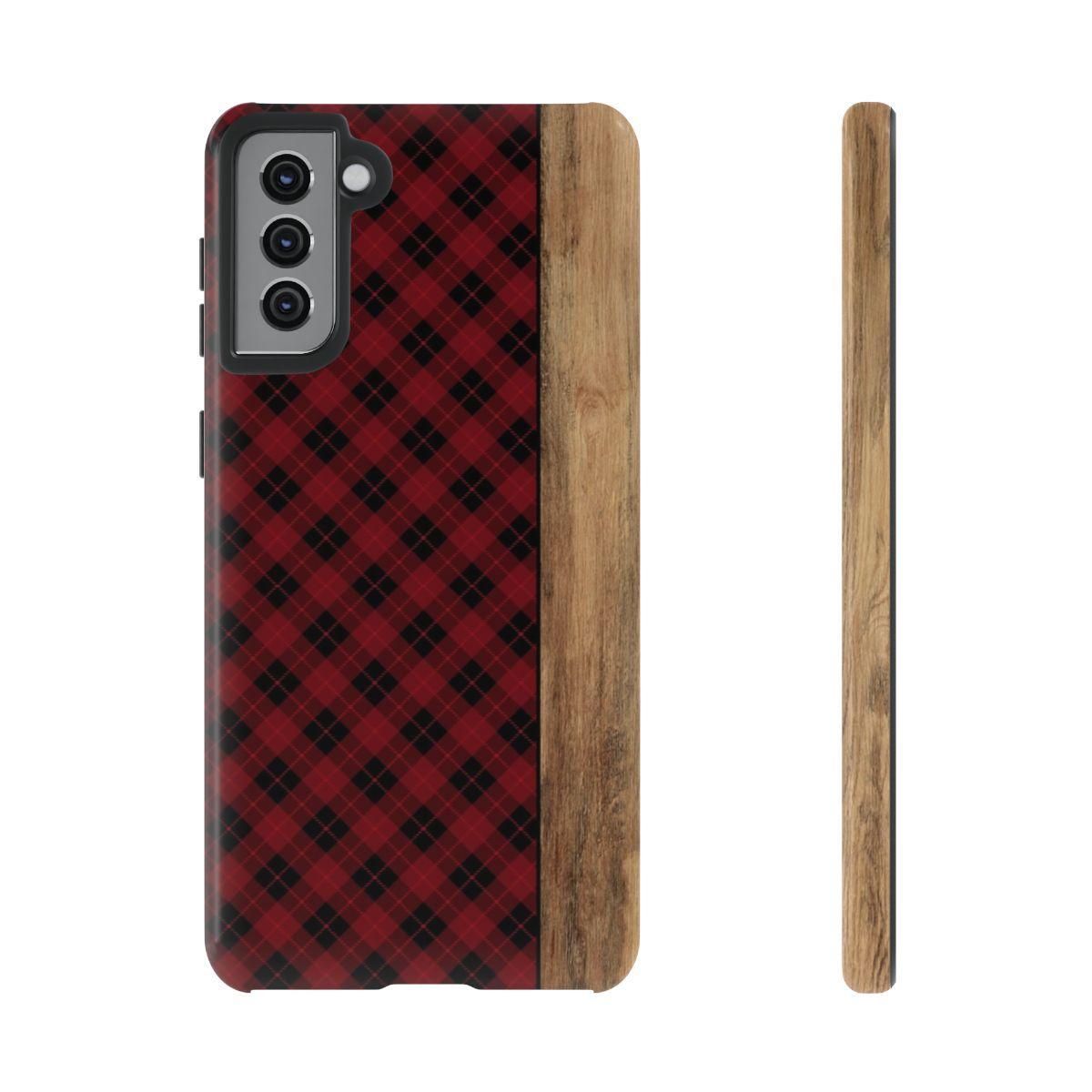 Red Plaid Tough Case