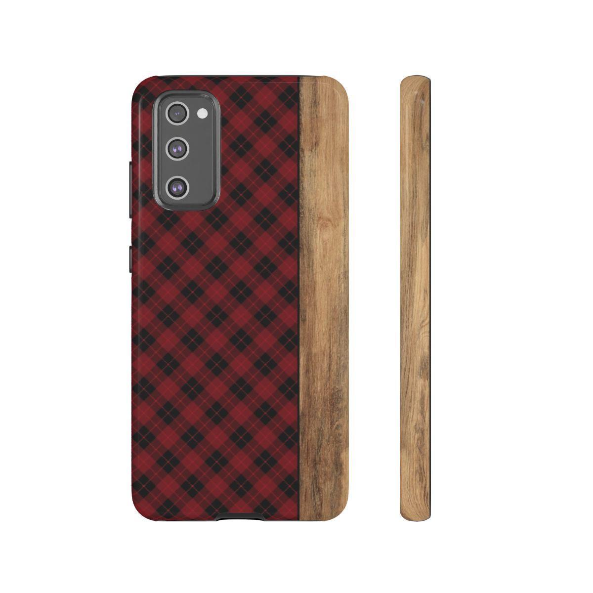 Red Plaid Tough Case
