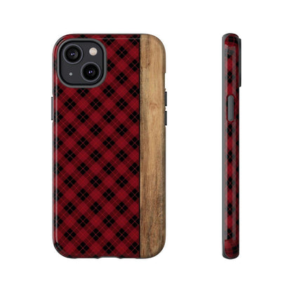 Red Plaid Tough Case