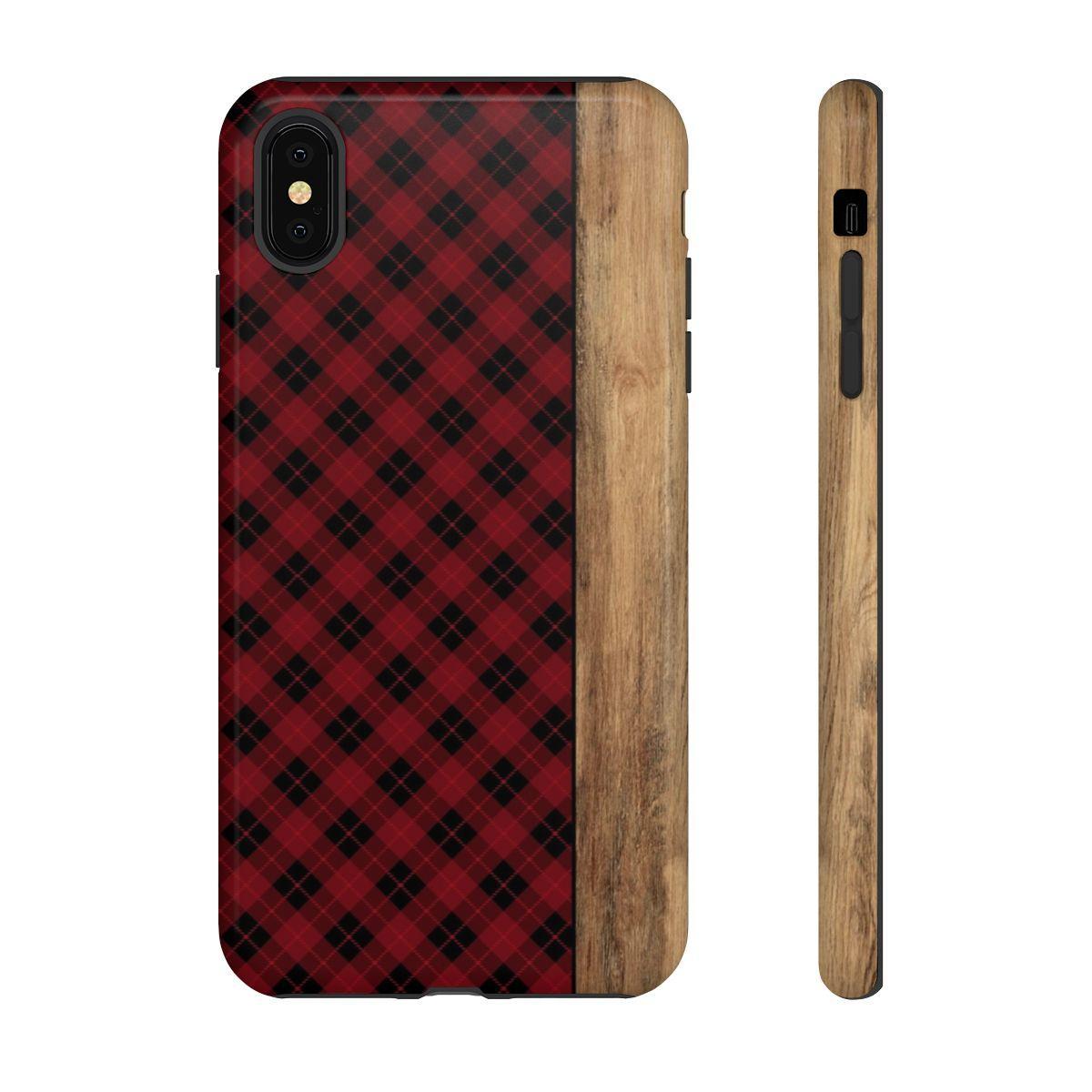Red Plaid Tough Case