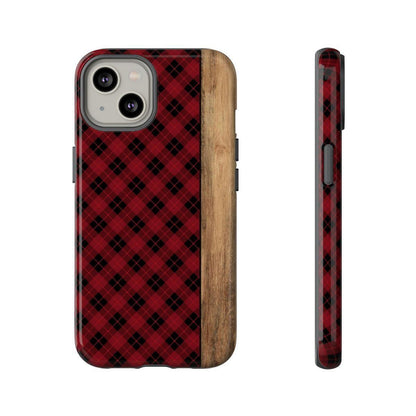 Red Plaid Tough Case